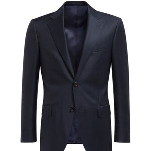 Suitsupply Navy Tailored Fit Lazio Suit (Size US38/EU48))